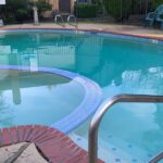 Swimming pool maintenance after picture